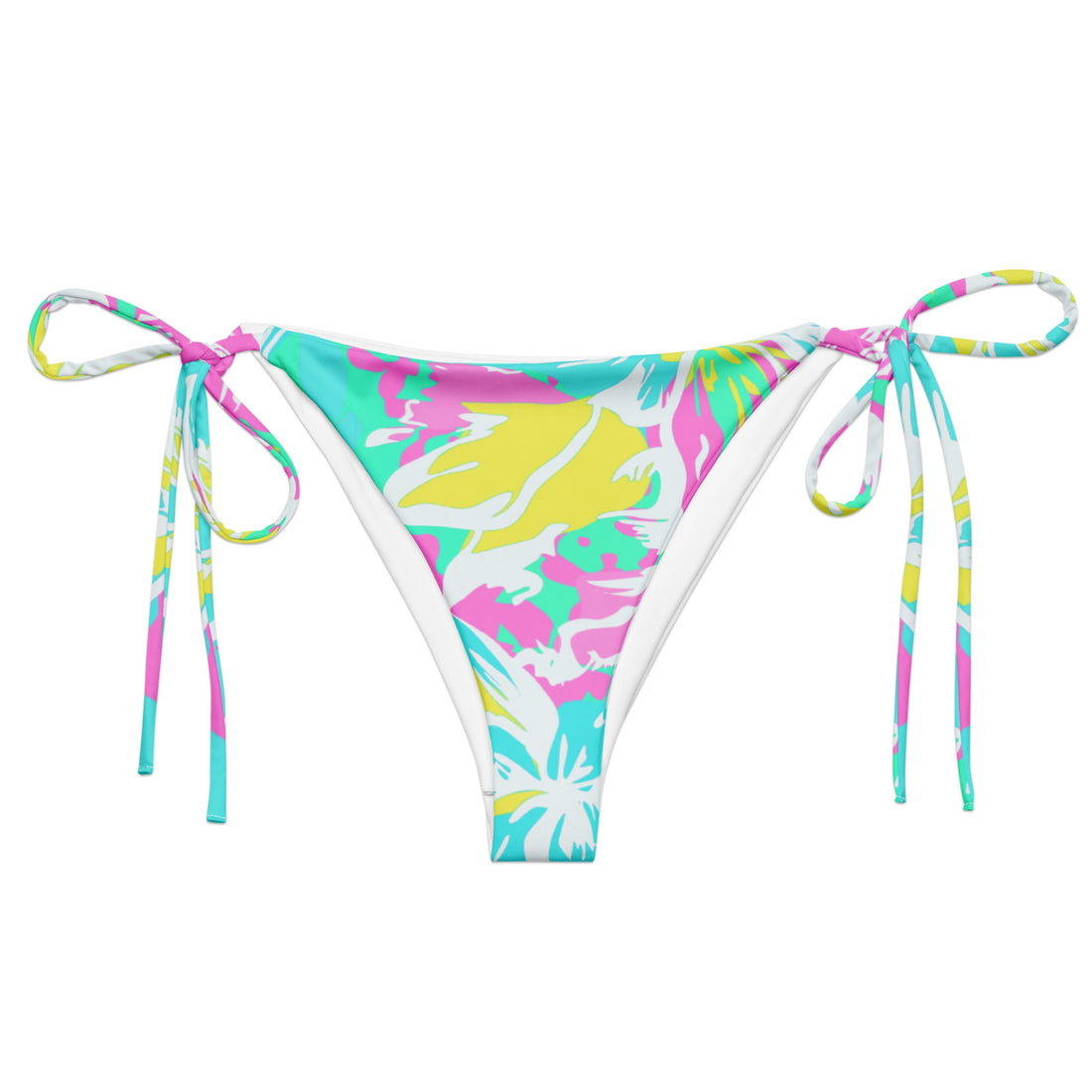 Bora Bora Light String Bikini Bottom  Coastal Cool XS   Sustainable | Recycled | Swimwear | Beachwear | Travel and Vacation | Coastal Cool Swimwear | Coastal Cool Beachwear