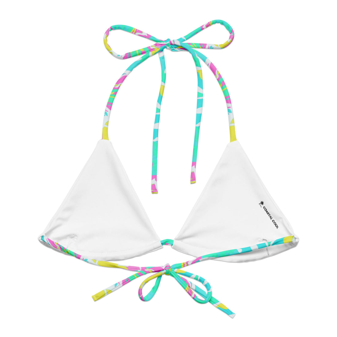 Bora Bora Light String Bikini Top  Coastal Cool    Sustainable | Recycled | Swimwear | Beachwear | Travel and Vacation | Coastal Cool Swimwear | Coastal Cool Beachwear