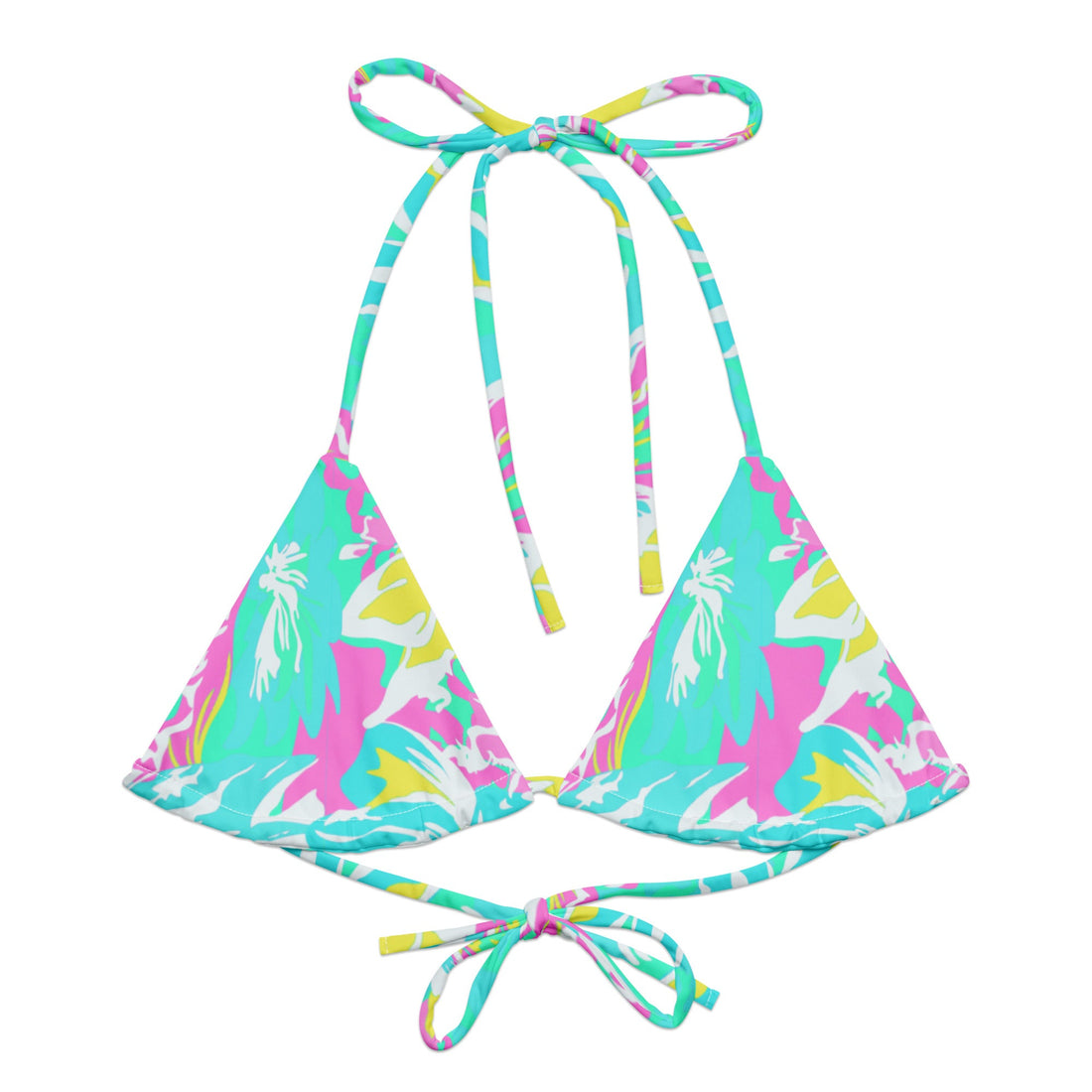 Bora Bora Light String Bikini Top  Coastal Cool XS   Sustainable | Recycled | Swimwear | Beachwear | Travel and Vacation | Coastal Cool Swimwear | Coastal Cool Beachwear