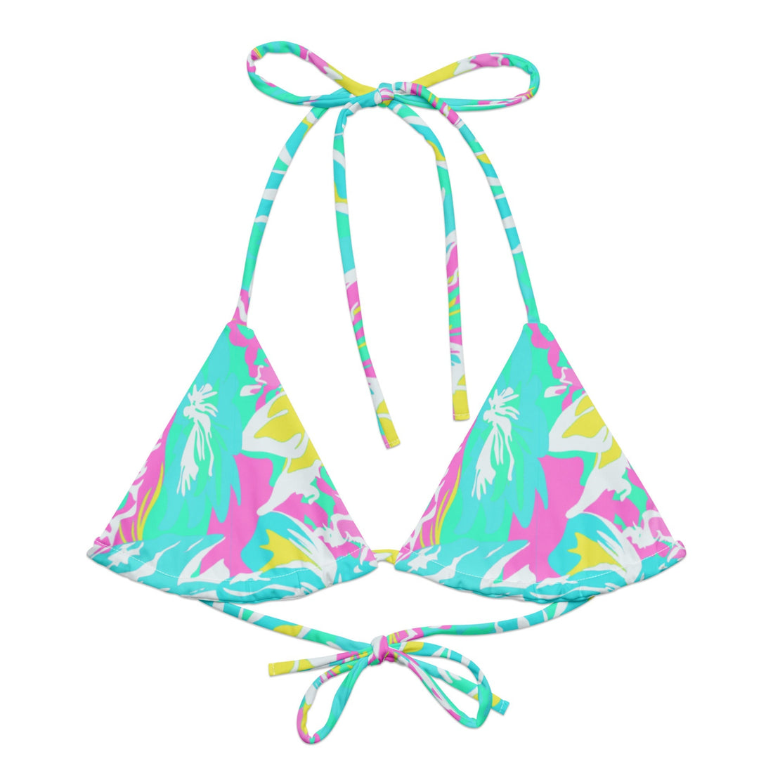 Bora Bora Light String Bikini Top-Coastal Cool