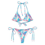 Bora Bora Pink Bikini by Coastal Cool adjustable bikini set UPF 50 breathable sustainable resort style