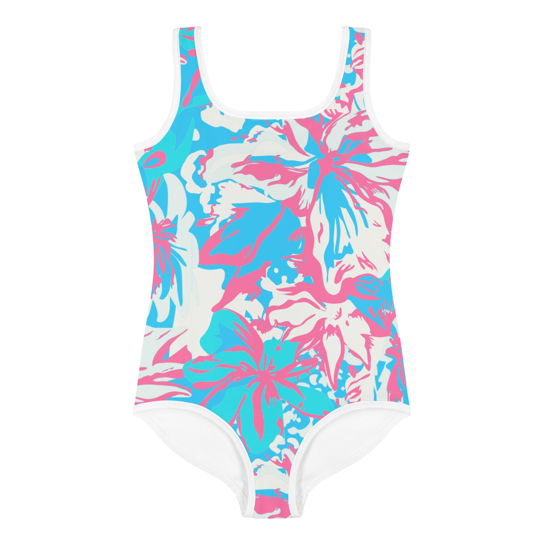 Bora Bora Pink Kid's One-Piece-Coastal Cool