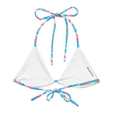 Bora Bora Pink String Bikini Top-Coastal Cool