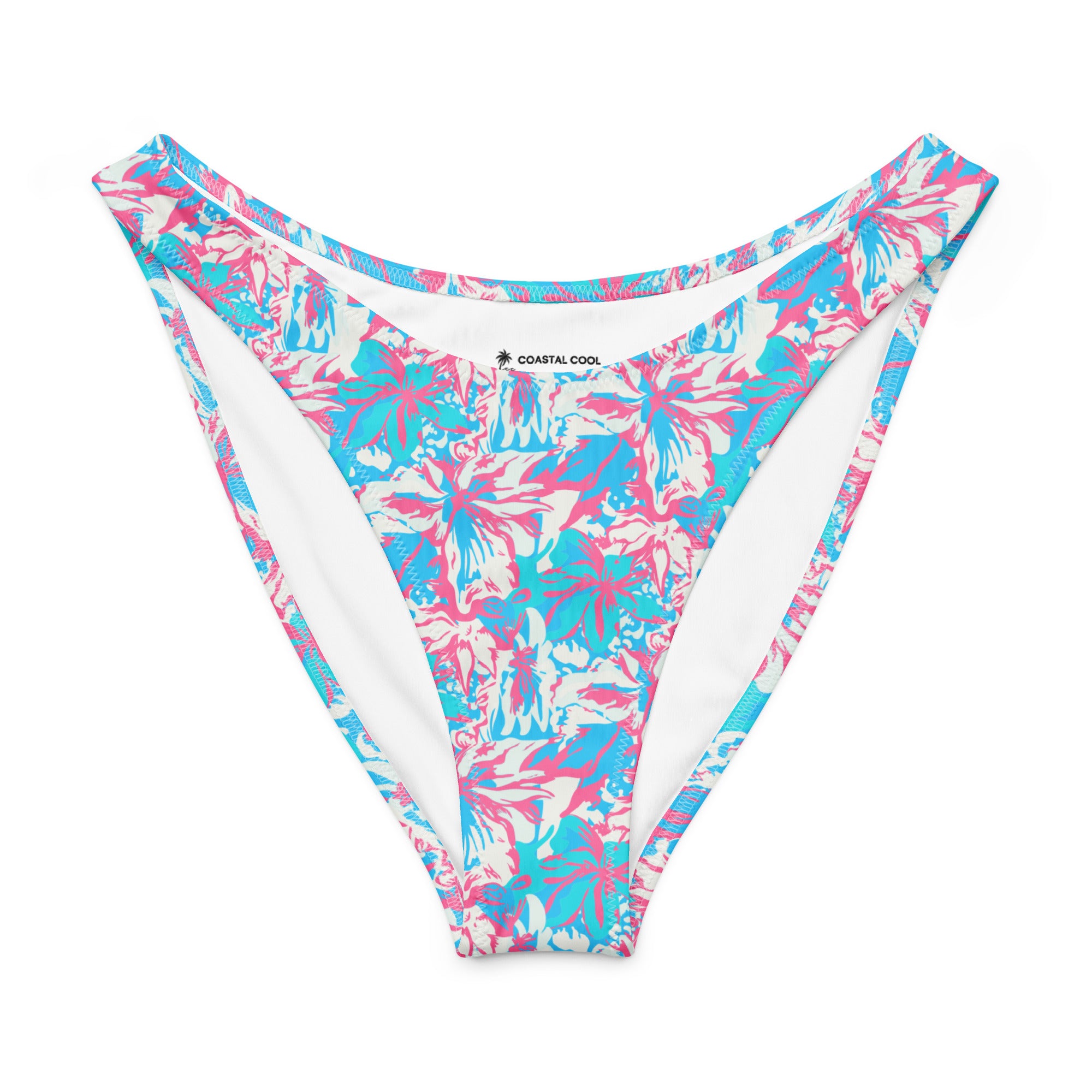 Bora Bora Pink V-Waist Bikini Bottom-Coastal Cool
