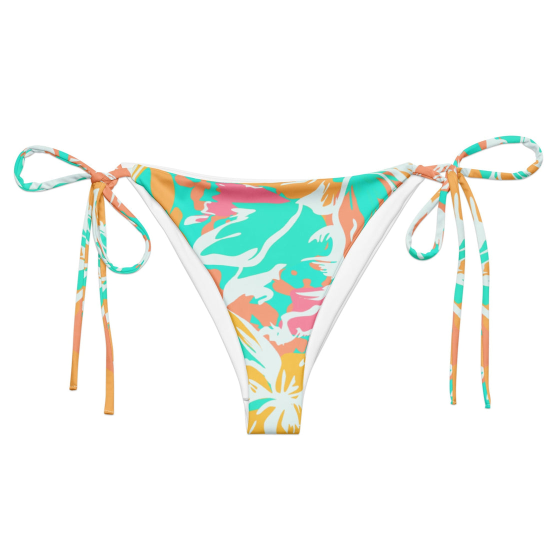 Bora Bora String Bikini Bottom-Coastal Cool-Recycled Swimsuits and Beachwear