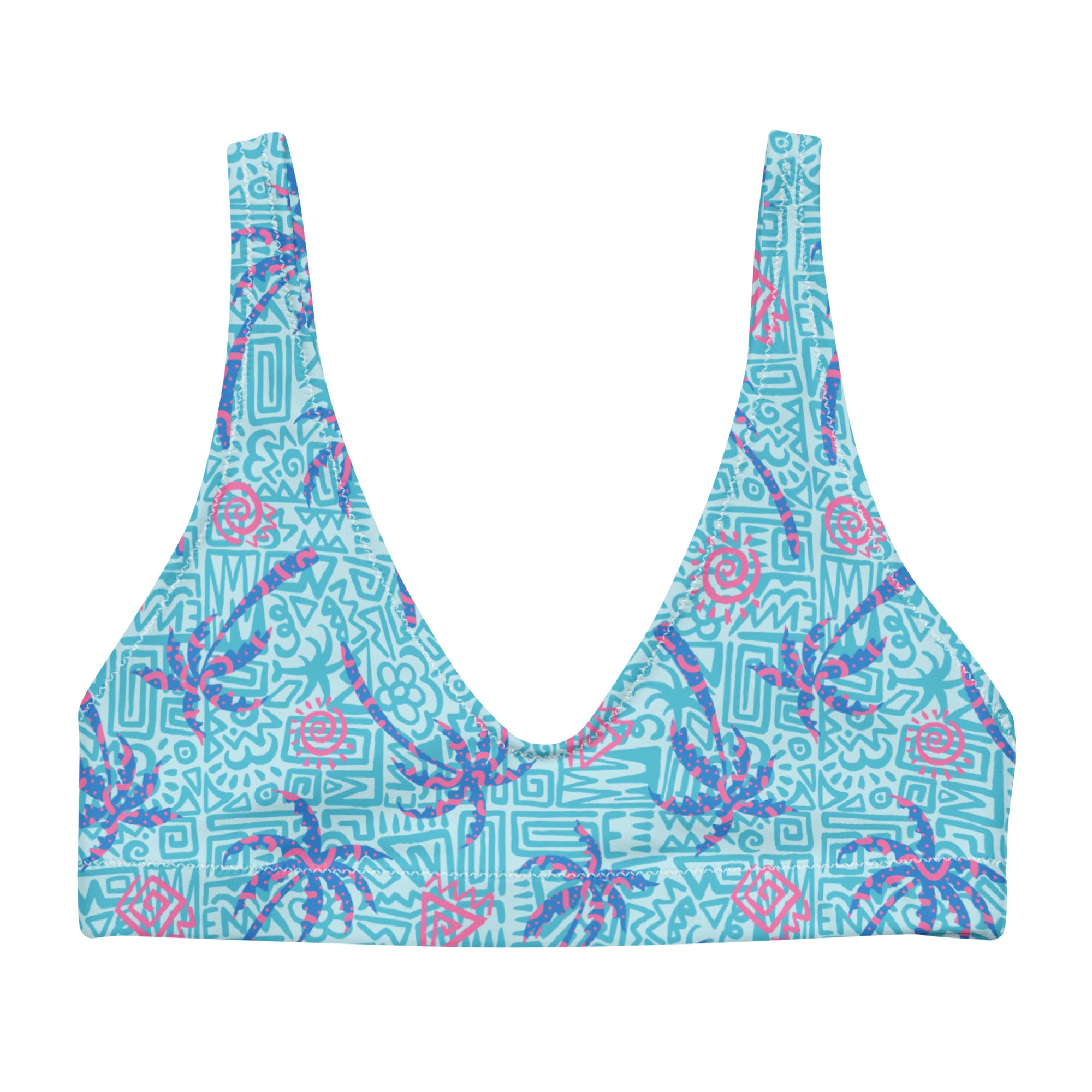 Breeze Bikini Top-Coastal Cool