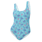 Breeze One-Piece Swimsuit-Coastal Cool