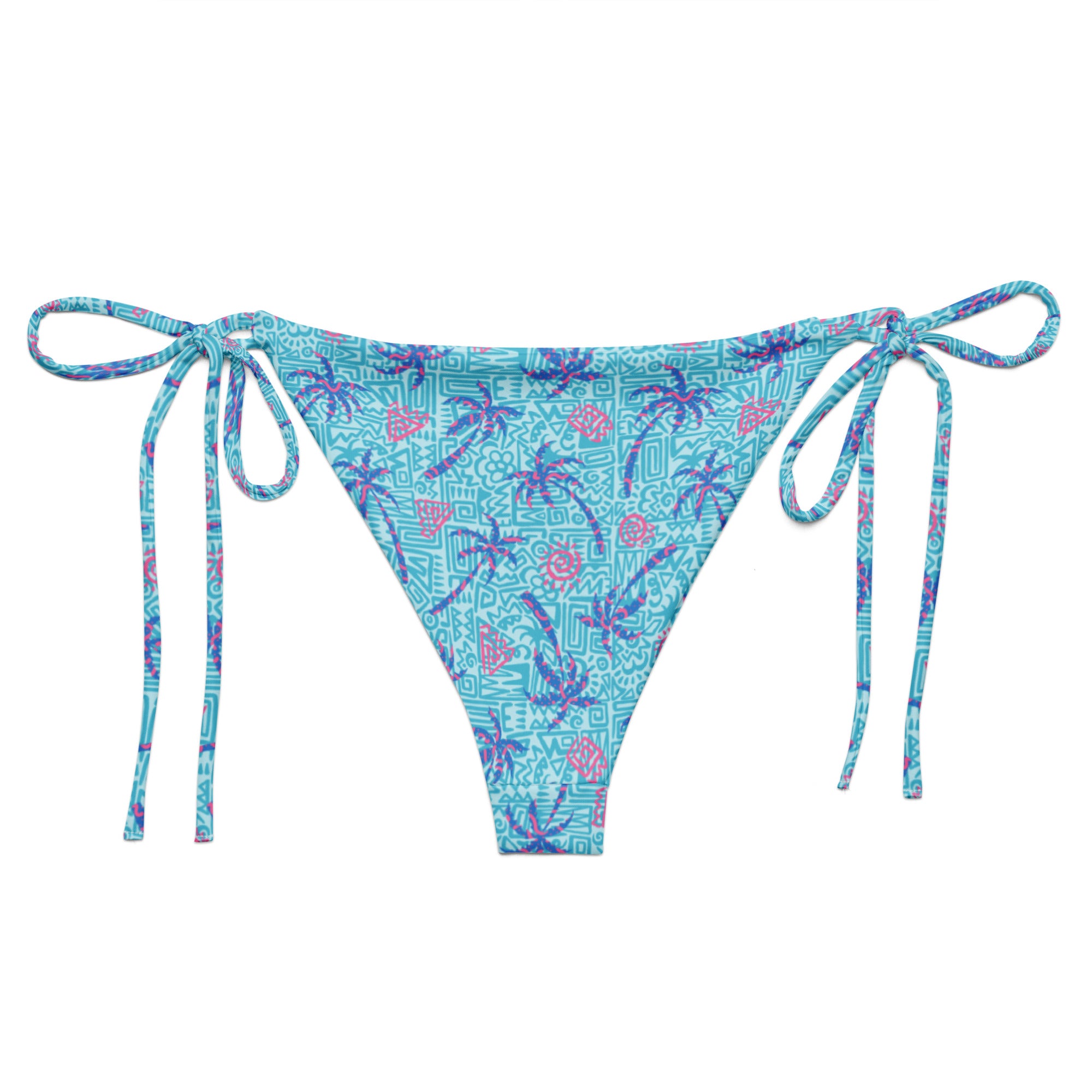 Breeze String Bikini Bottom-Coastal Cool