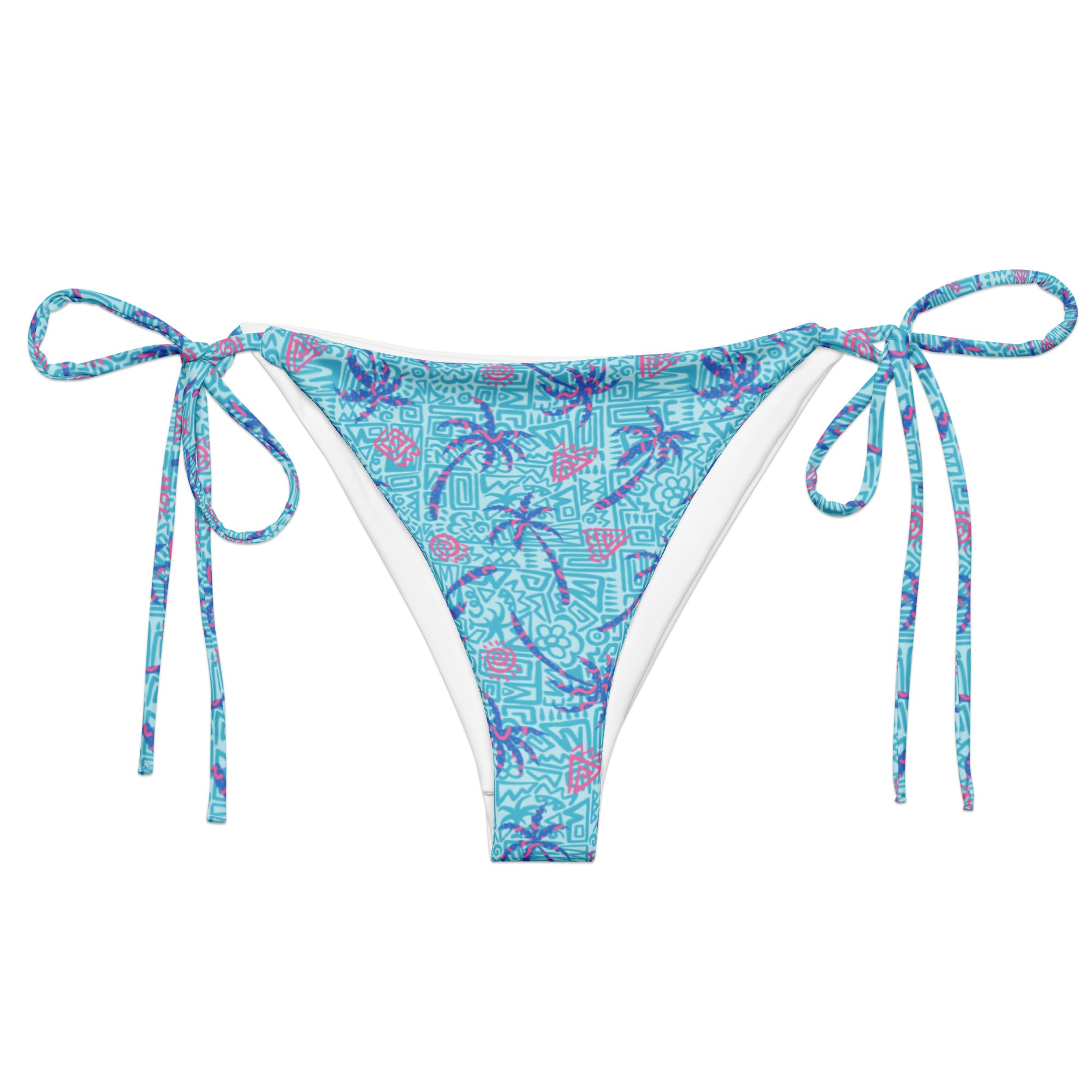 Breeze String Bikini Bottom-Coastal Cool