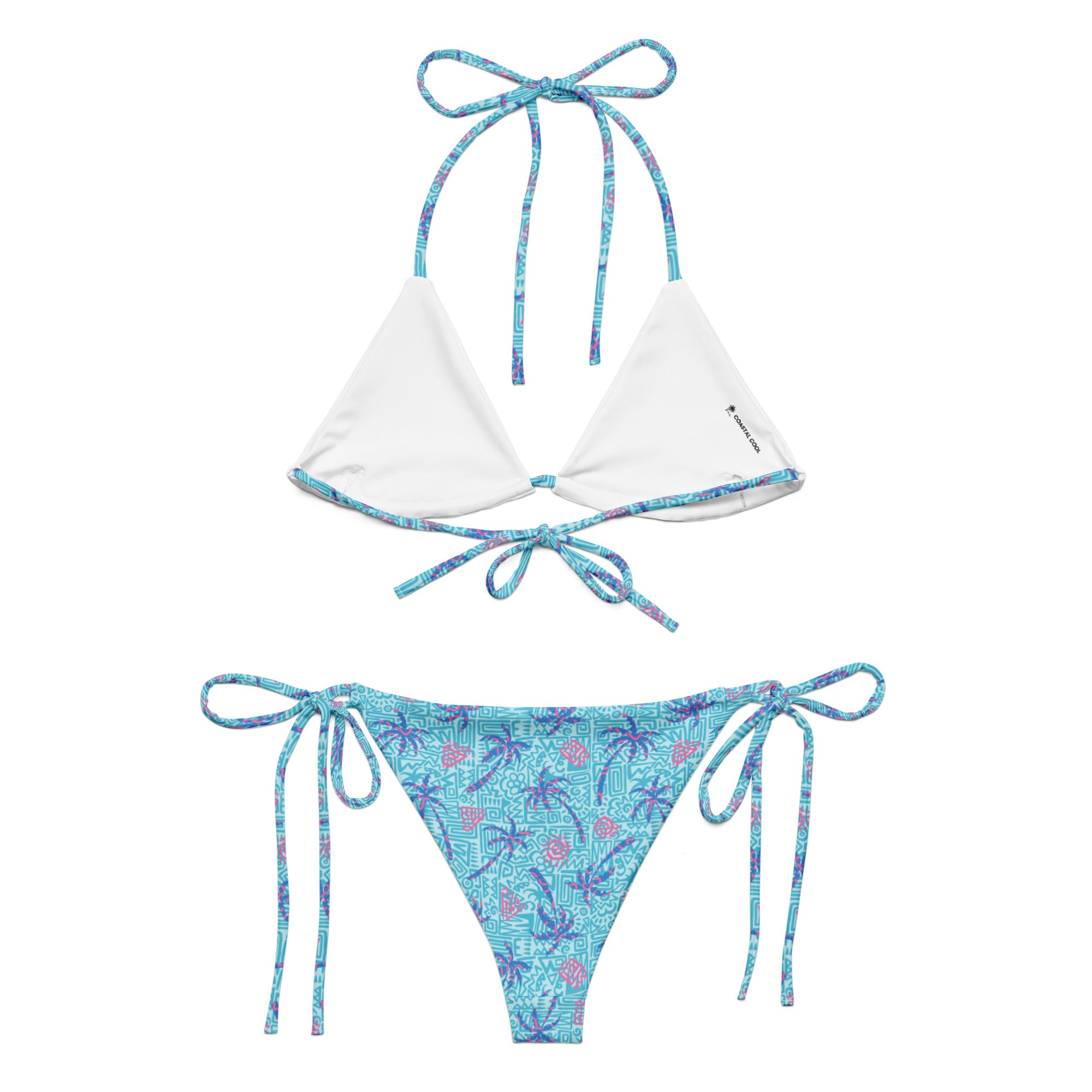 Breeze String Bikini-Coastal Cool