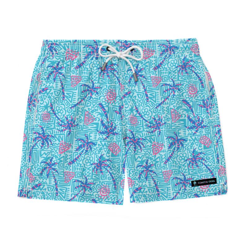 Breeze Swim Trunks-Coastal Cool