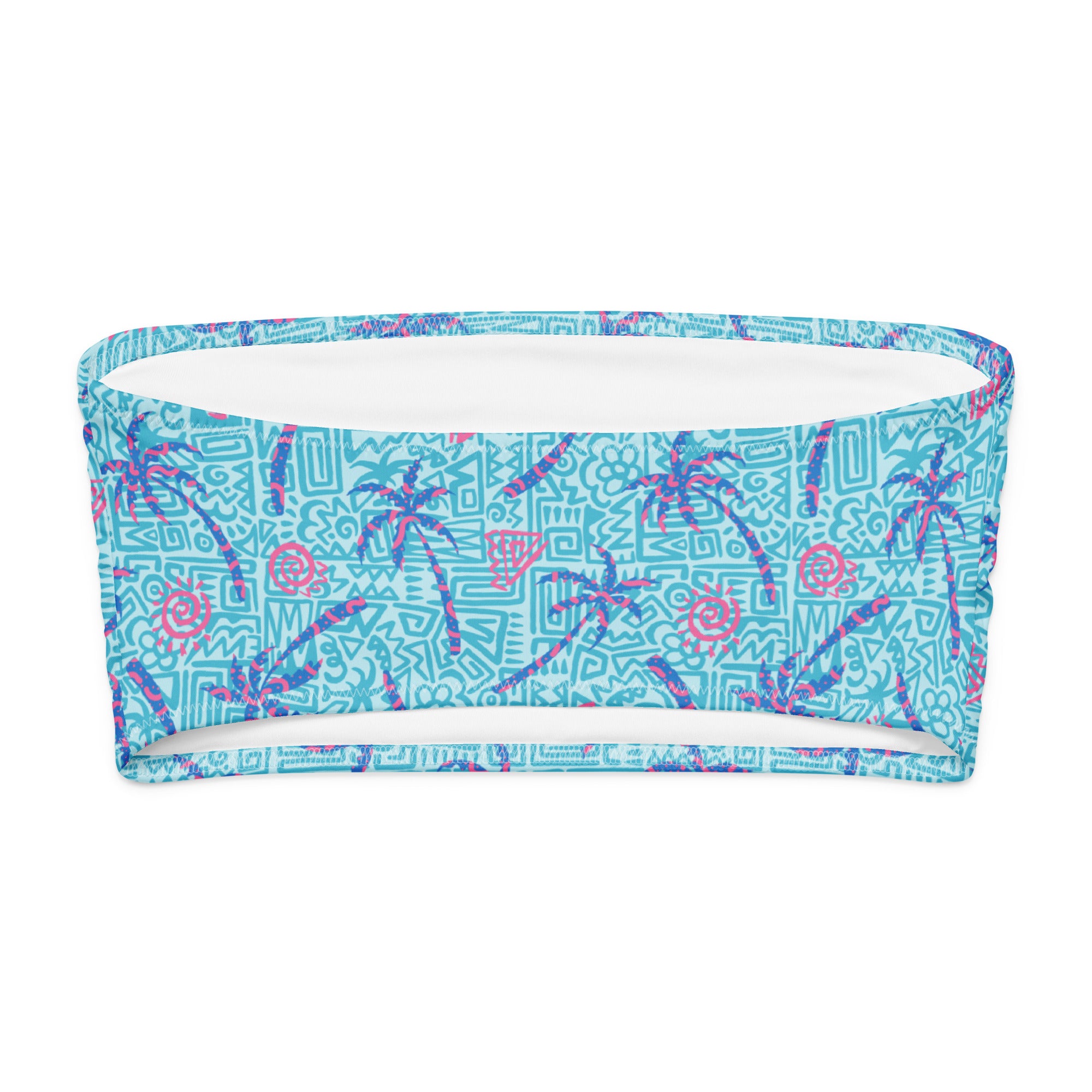 Breeze Tube Bikini Top-Coastal Cool