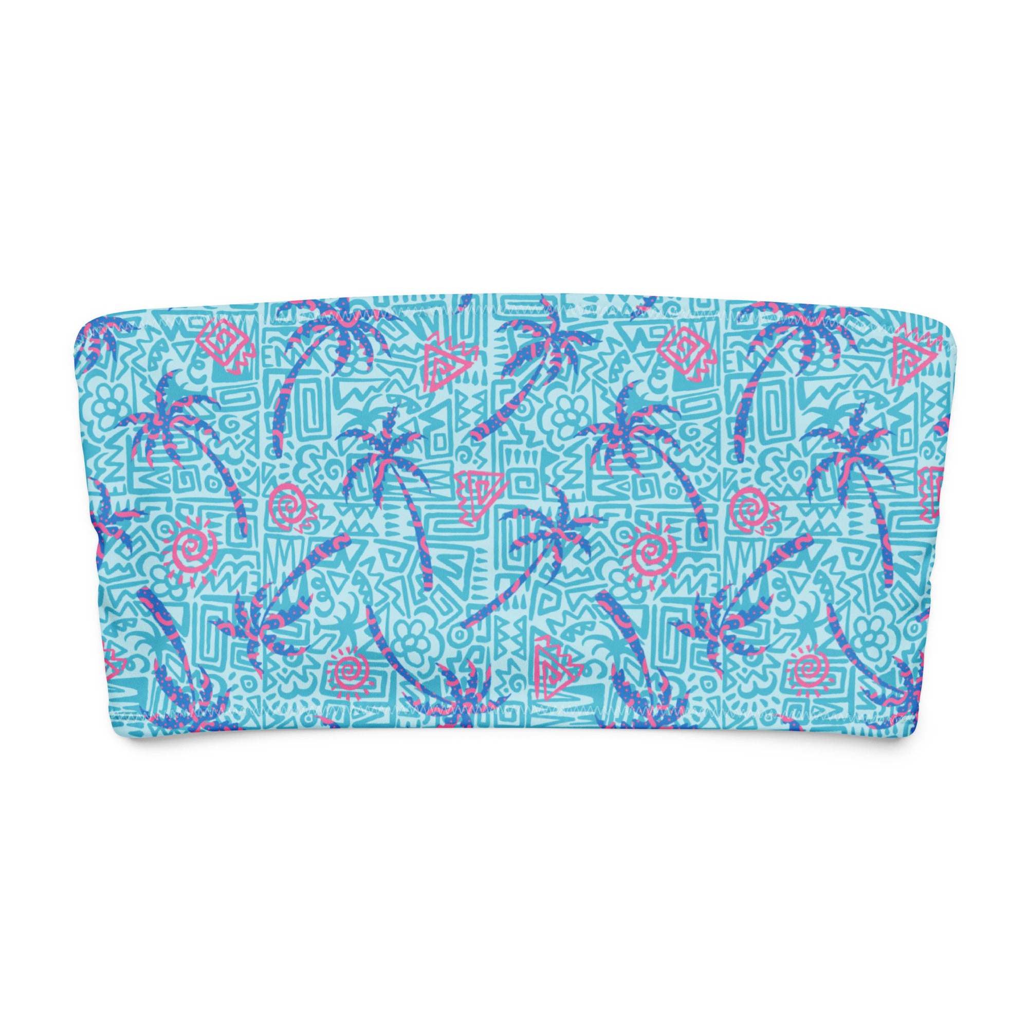 Breeze Tube Bikini Top-Coastal Cool