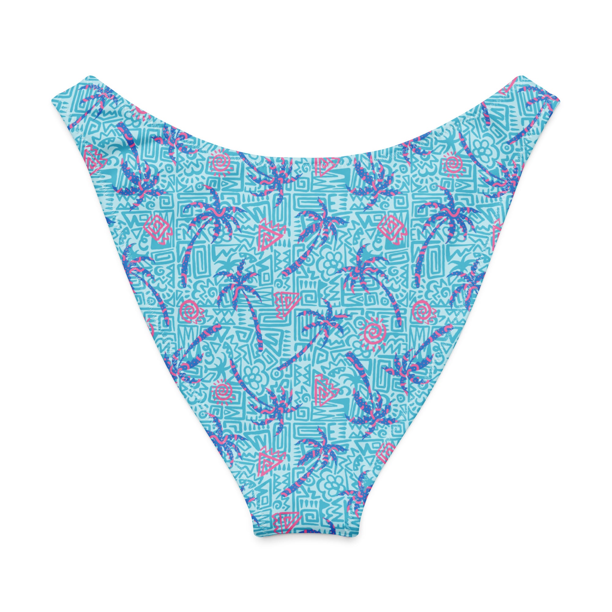Breeze V-Waist Bikini Bottom-Coastal Cool
