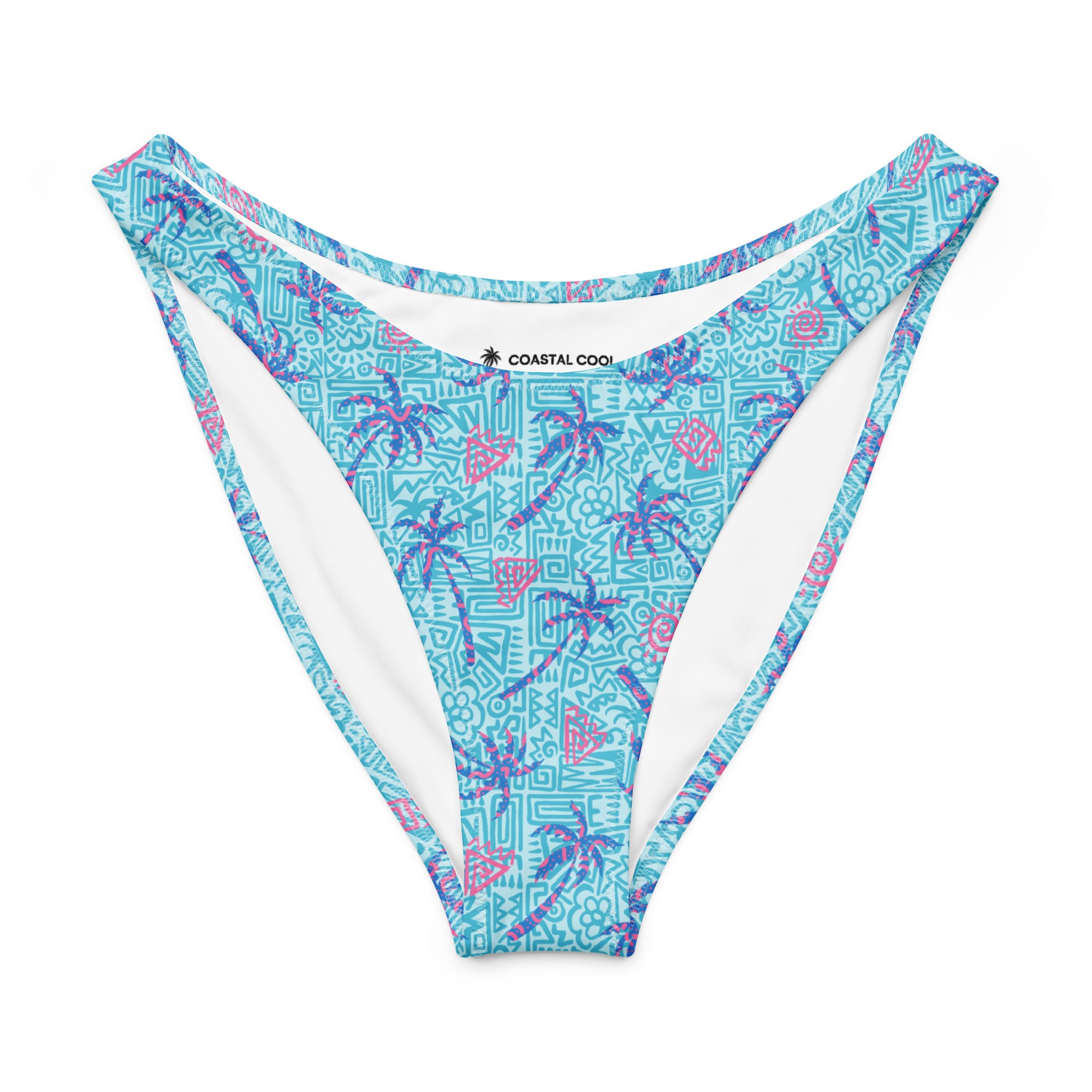 Breeze V-Waist Bikini Bottom-Coastal Cool