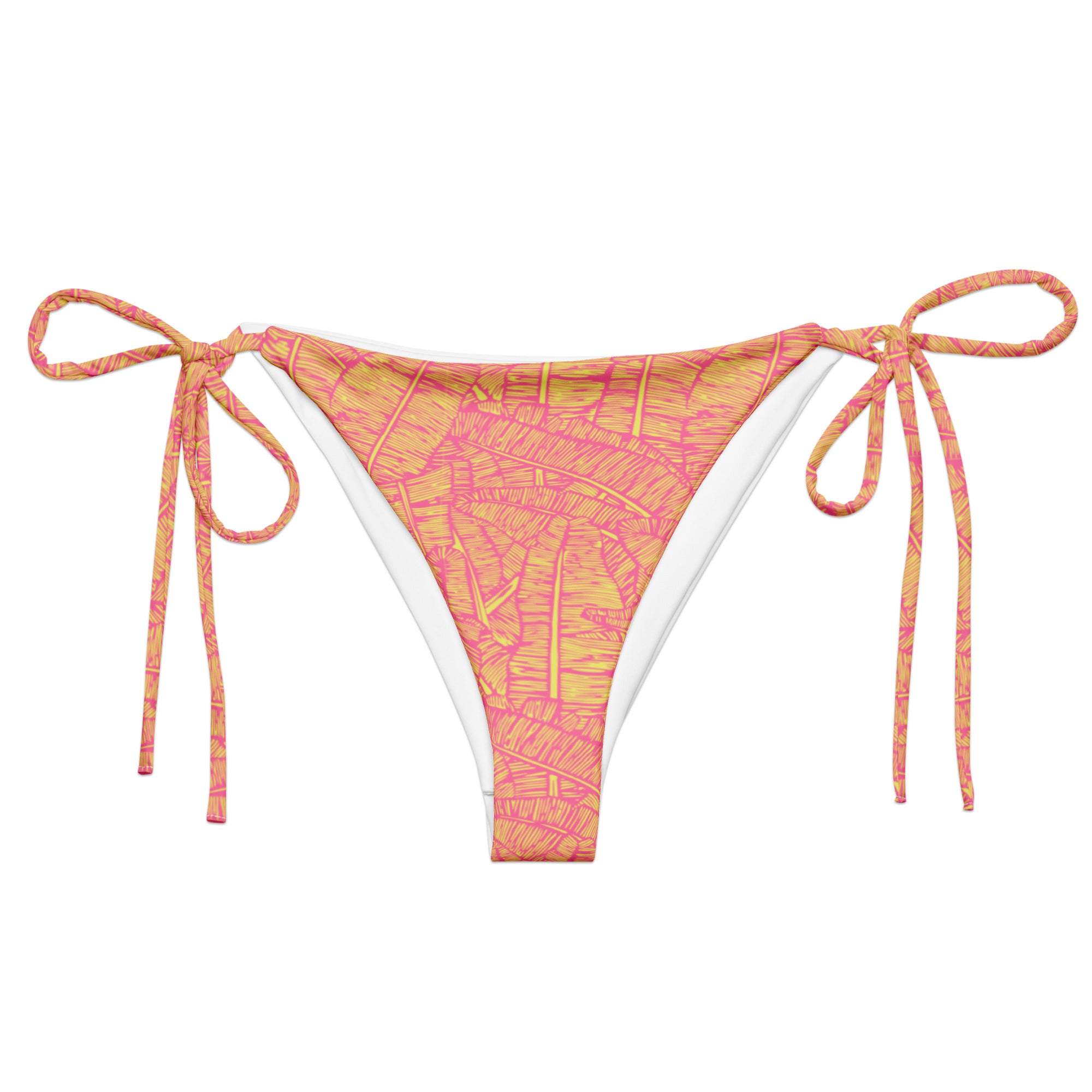 Citrus Coast String Bikini Bottom-Coastal Cool