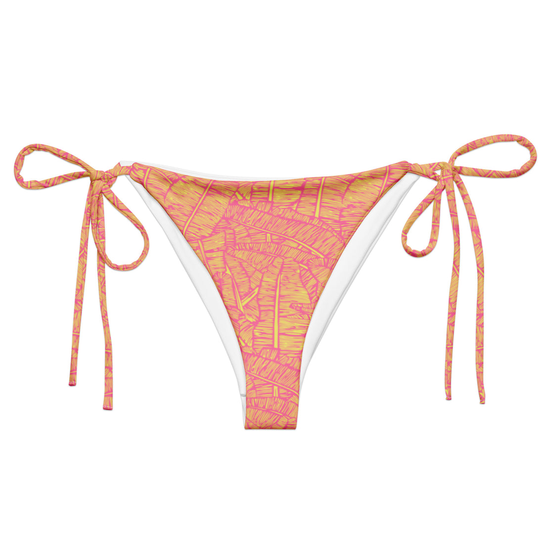 Citrus Coast String Bikini Bottom-Coastal Cool