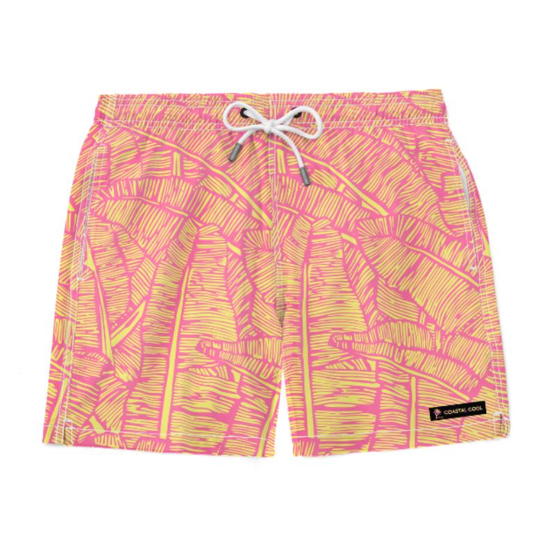 Citrus Coast Swim Trunks-Coastal Cool