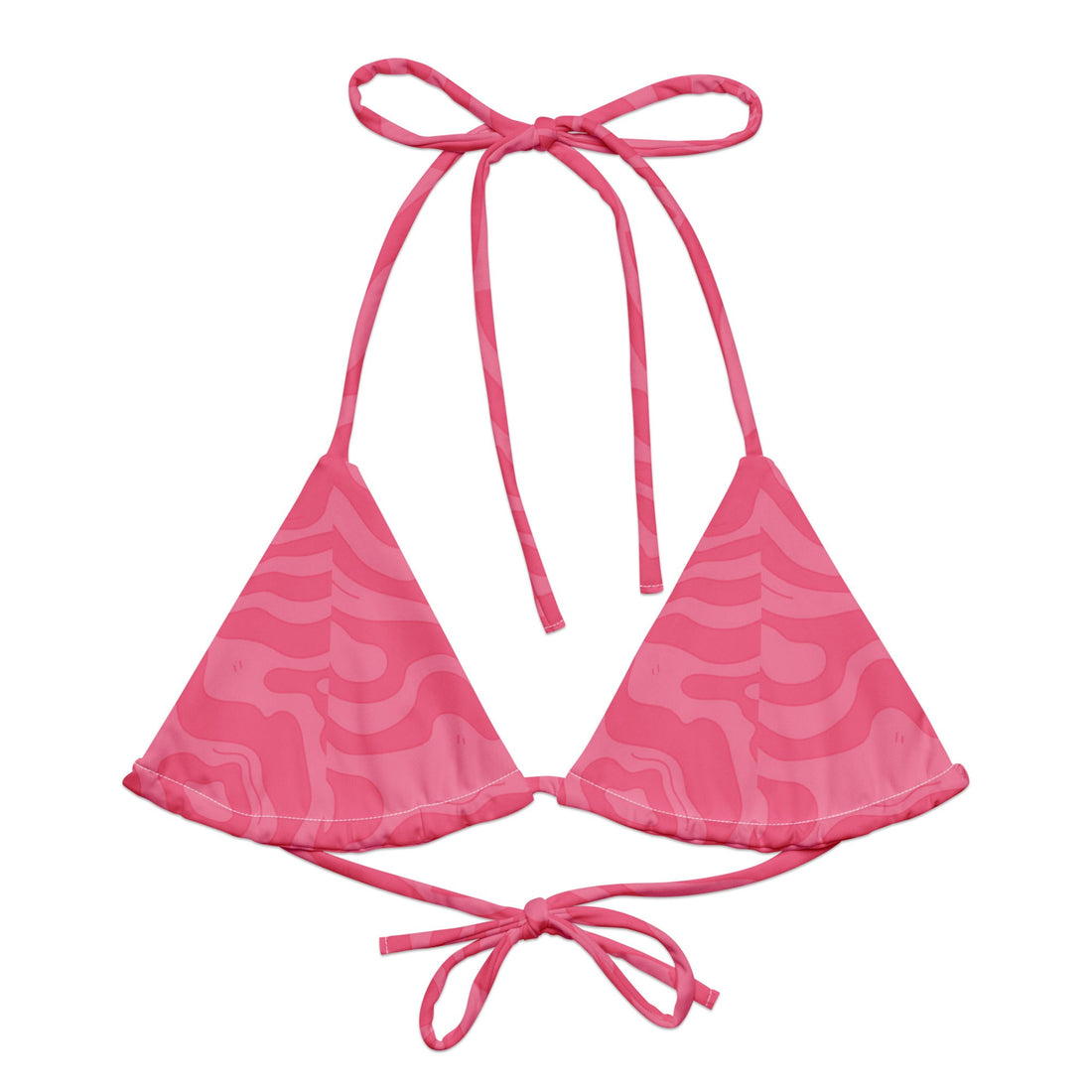 Classic Sands String Bikini Top-Coastal Cool-Recycled Swimsuits and Beachwear