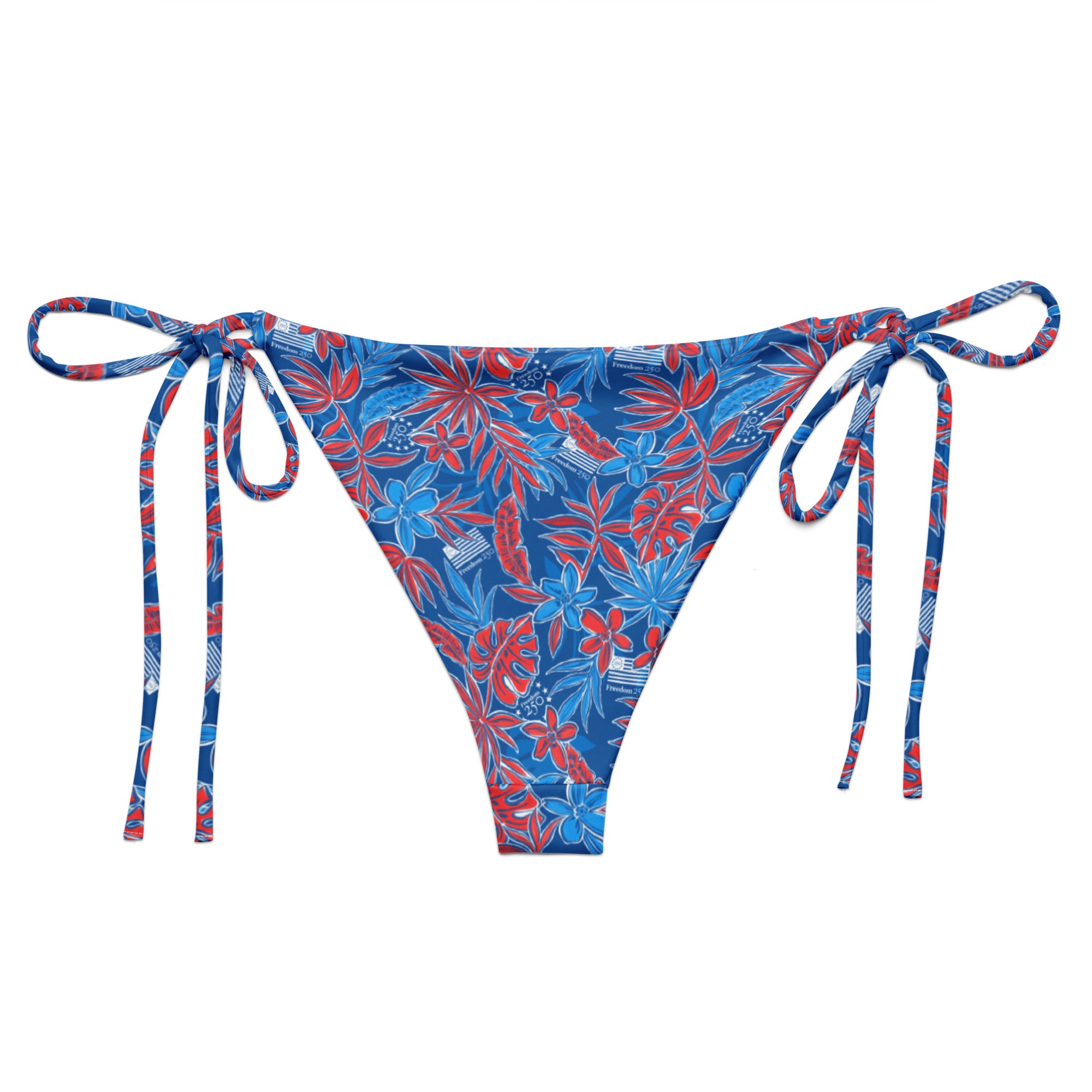 Coastal Cool X Freedom 250 String Bikini Bottom-Coastal Cool
