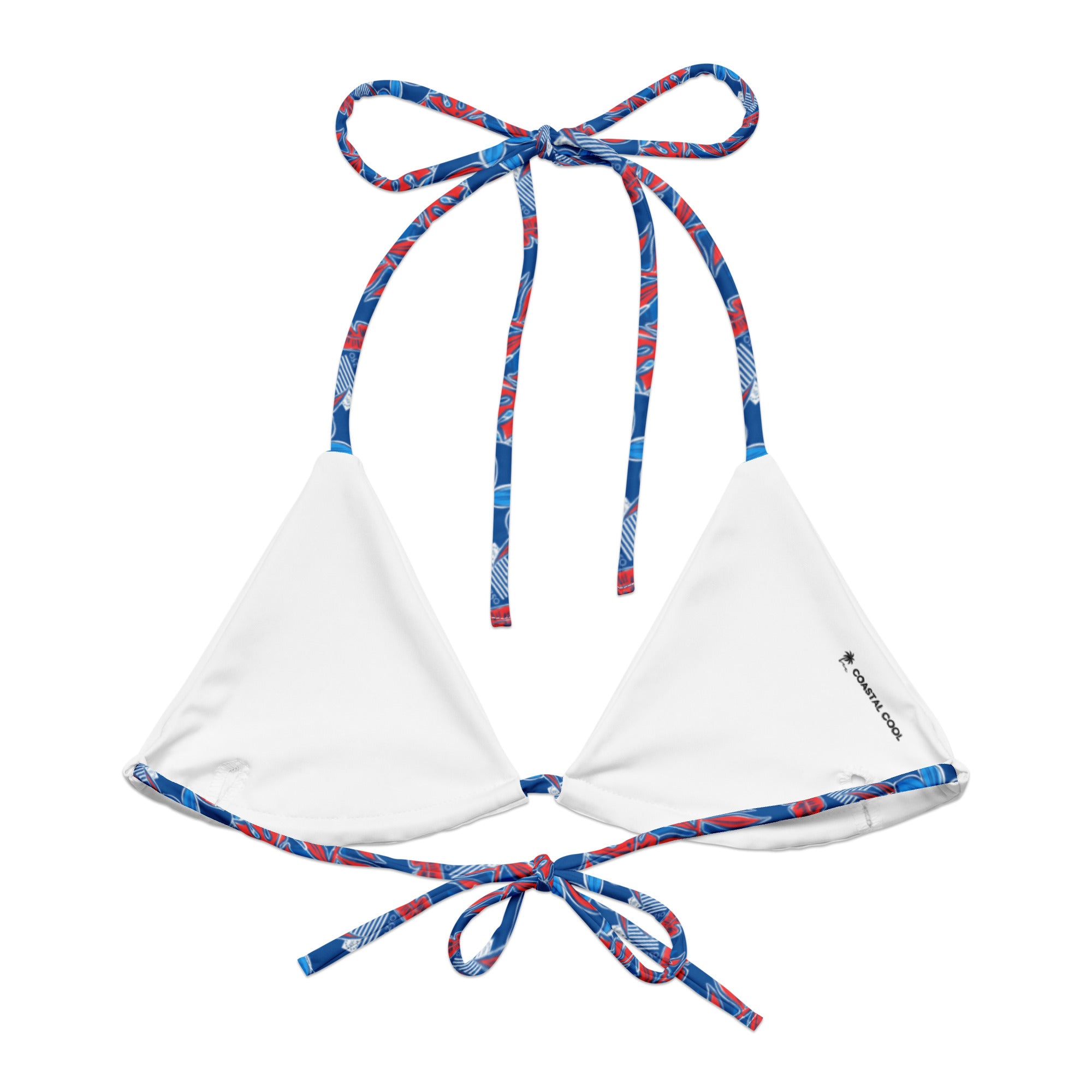 Coastal Cool X Freedom 250 String Bikini Top-Coastal Cool