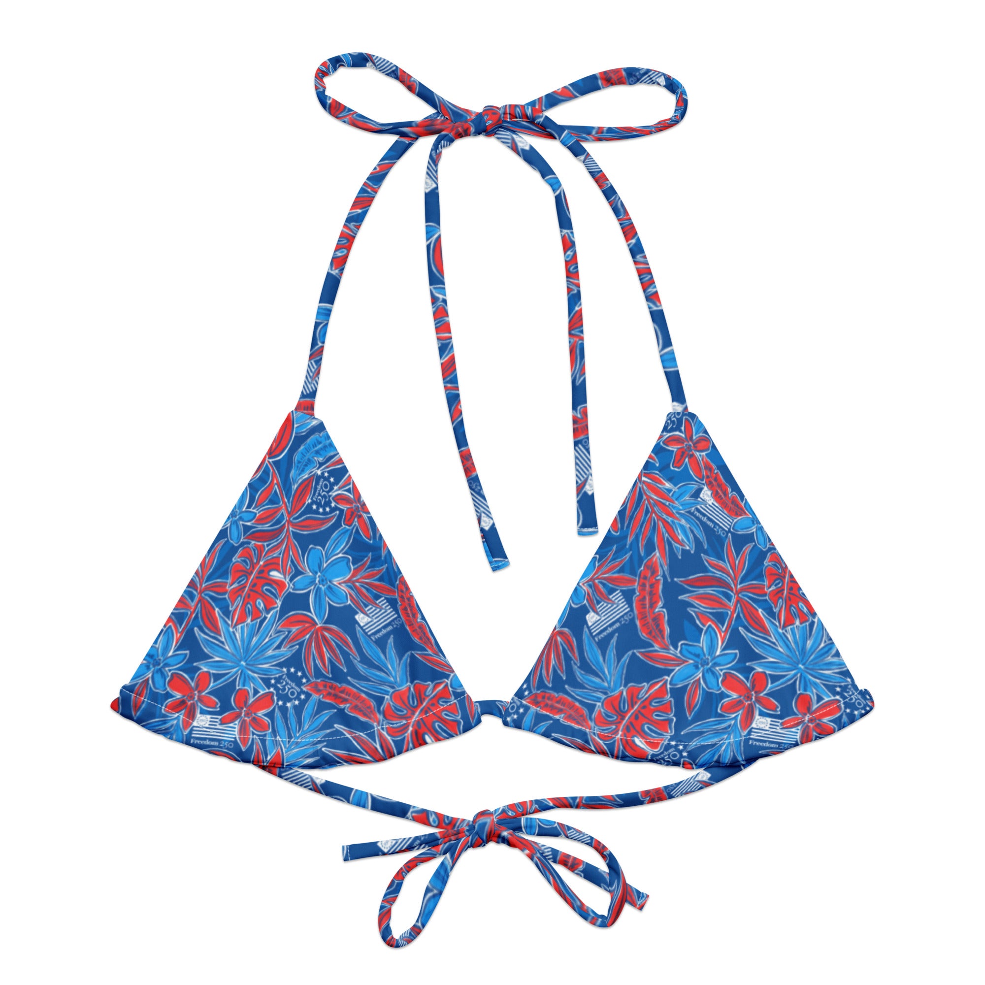 Coastal Cool X Freedom 250 String Bikini Top-Coastal Cool