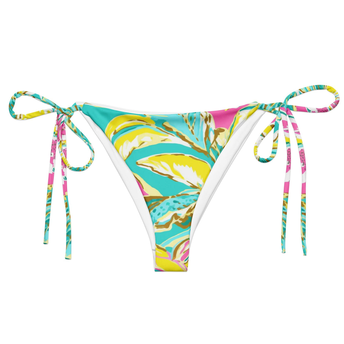 Cove String Bikini Bottom-Coastal Cool