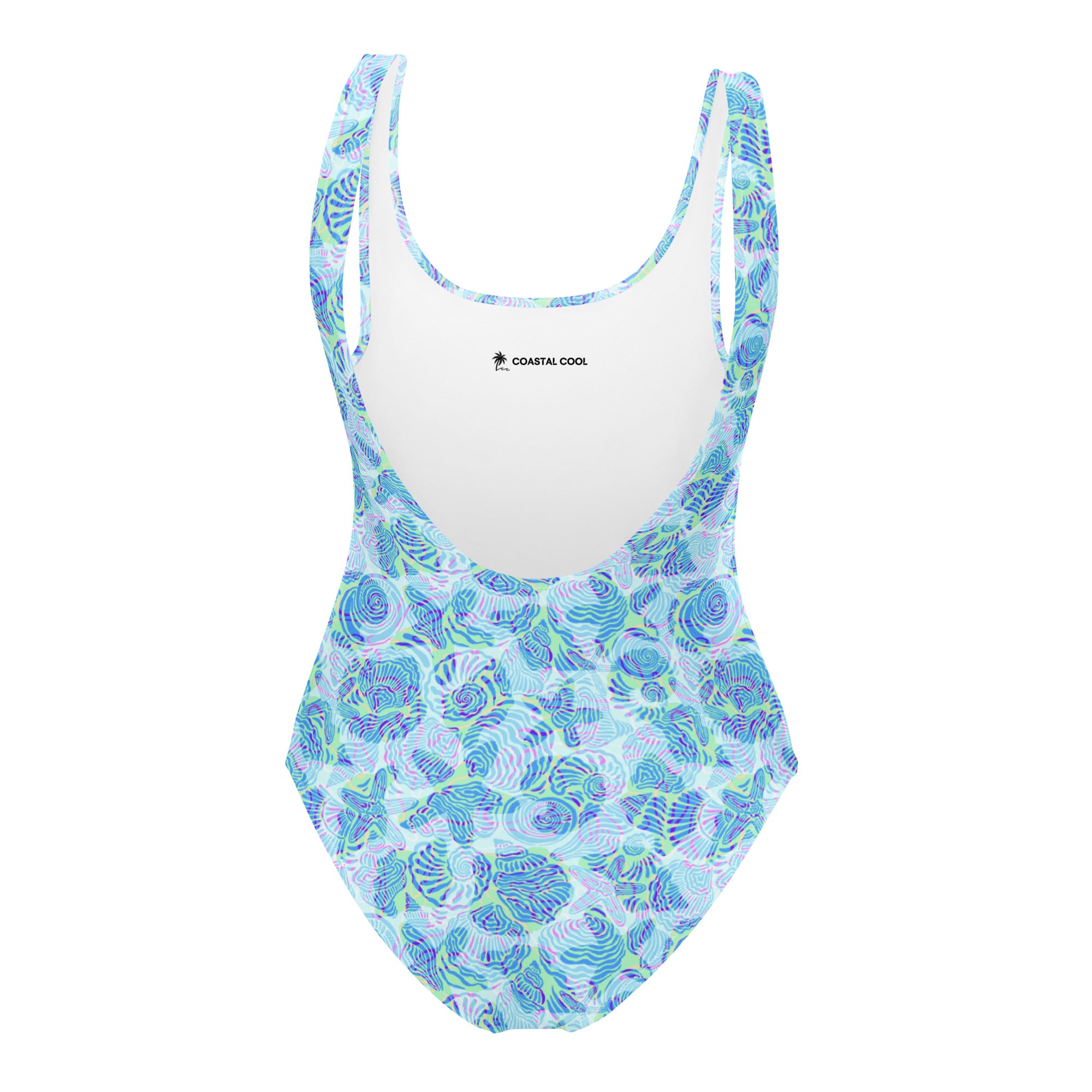 Drift One-Piece Swimsuit-Coastal Cool