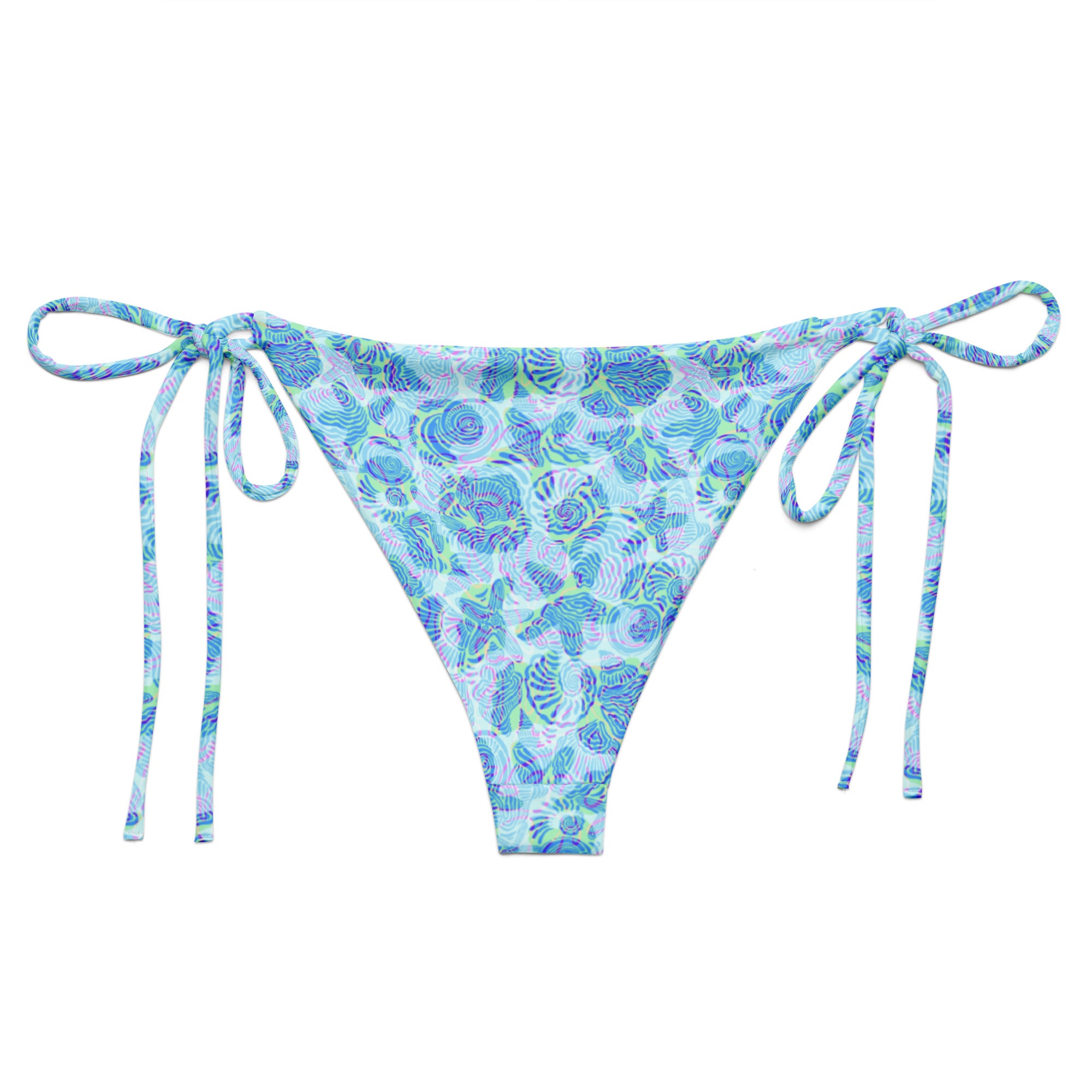 Drift String Bikini Bottom-Coastal Cool