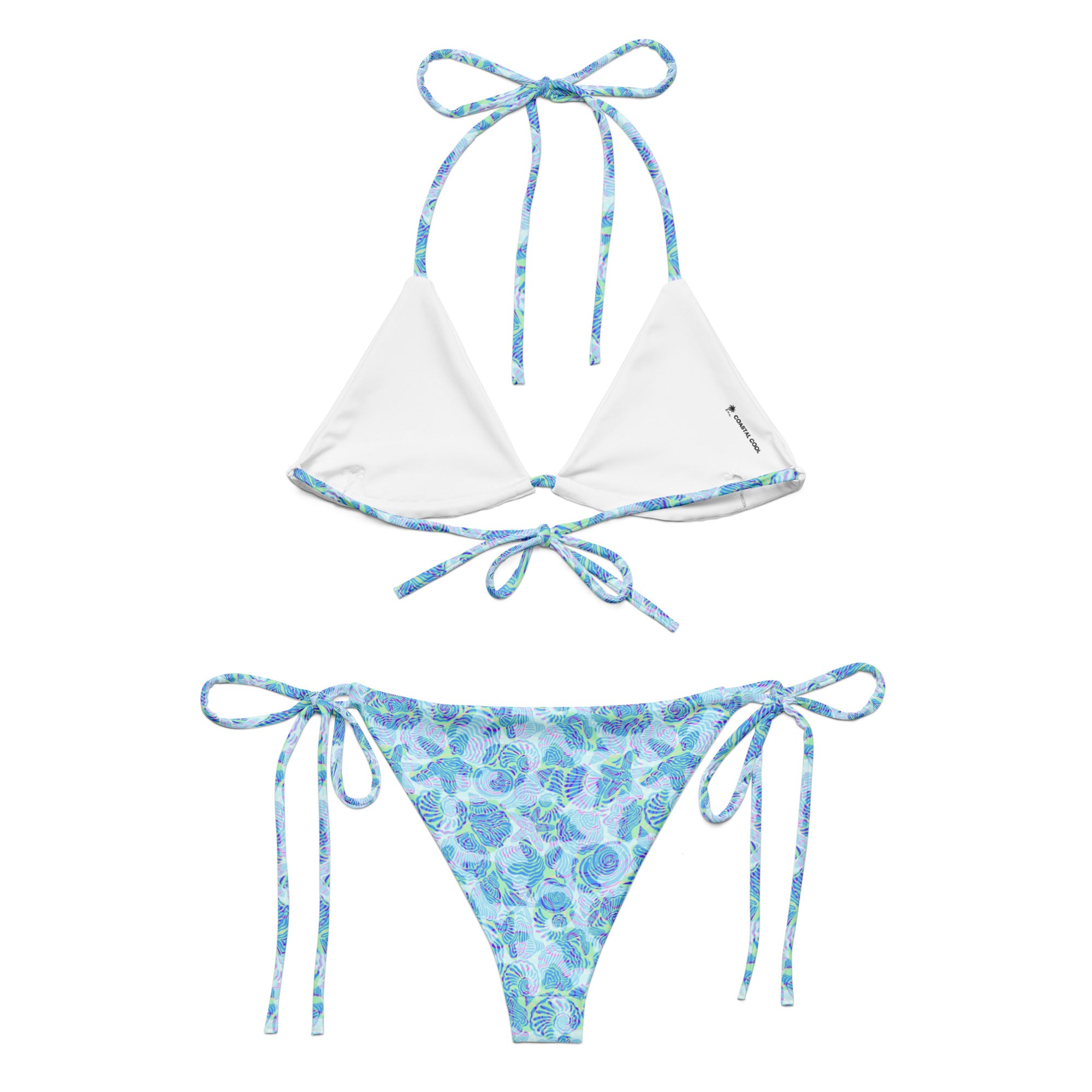 Drift String Bikini-Coastal Cool