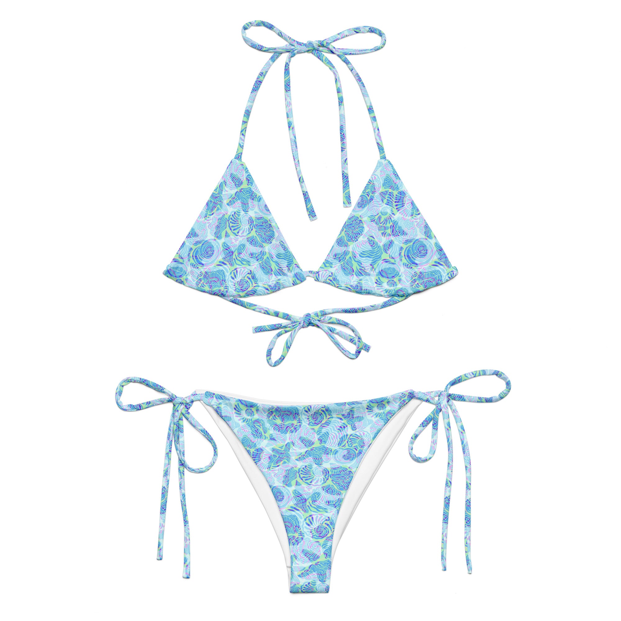Drift String Bikini-Coastal Cool