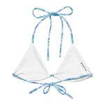 Drift String Bikini Top-Coastal Cool