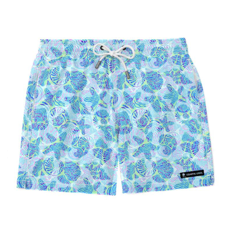 Drift Swim Trunks-Coastal Cool