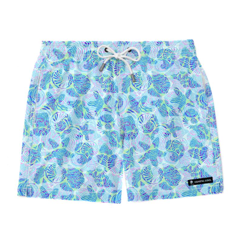 Drift Swim Trunks-Coastal Cool