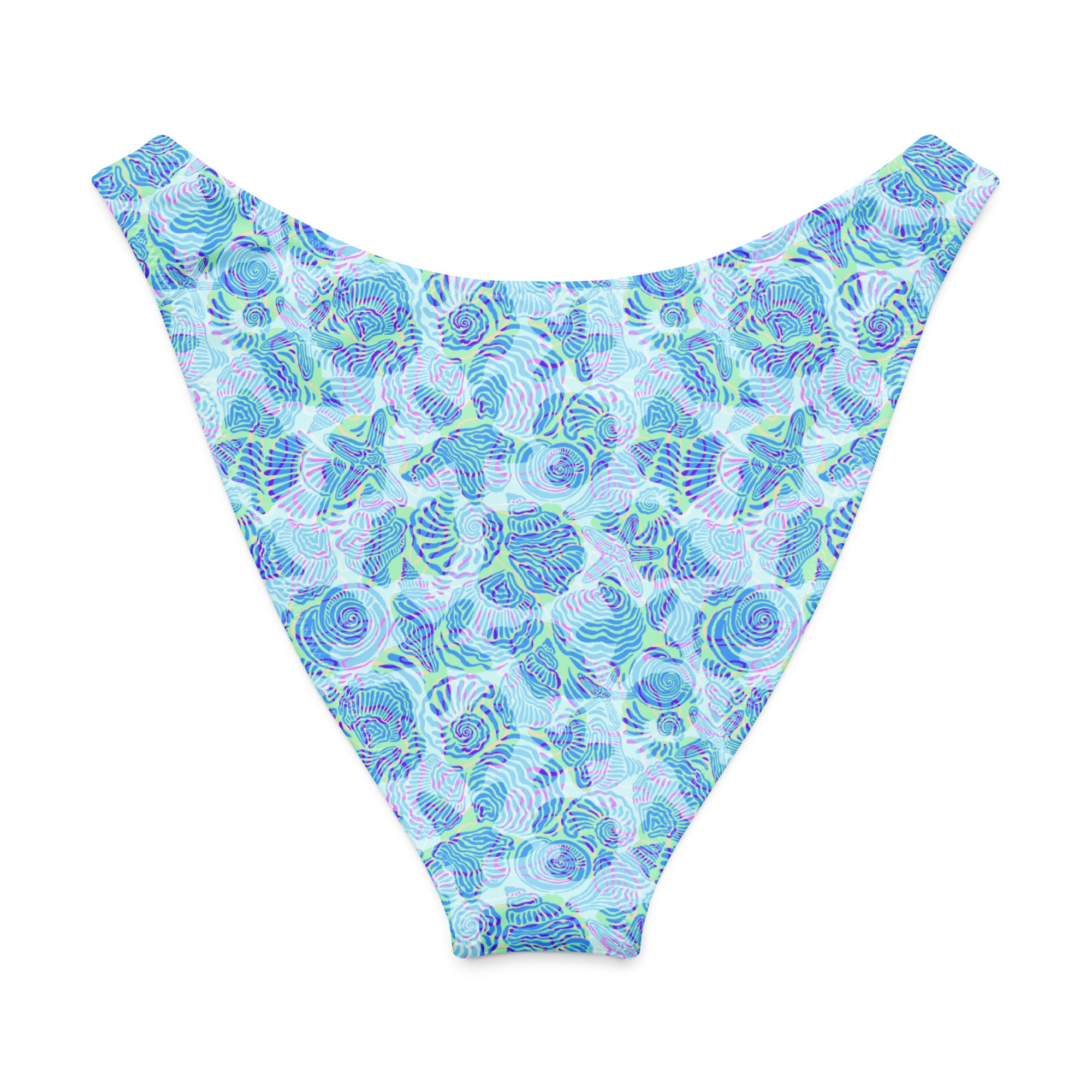 Drift V-Waist Bikini Bottom-Coastal Cool