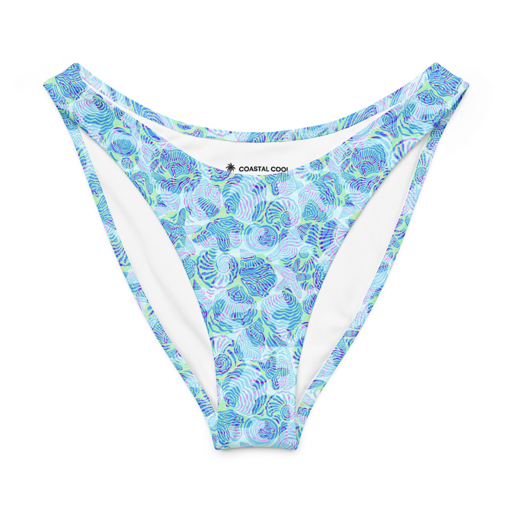 Drift V-Waist Bikini Bottom-Coastal Cool