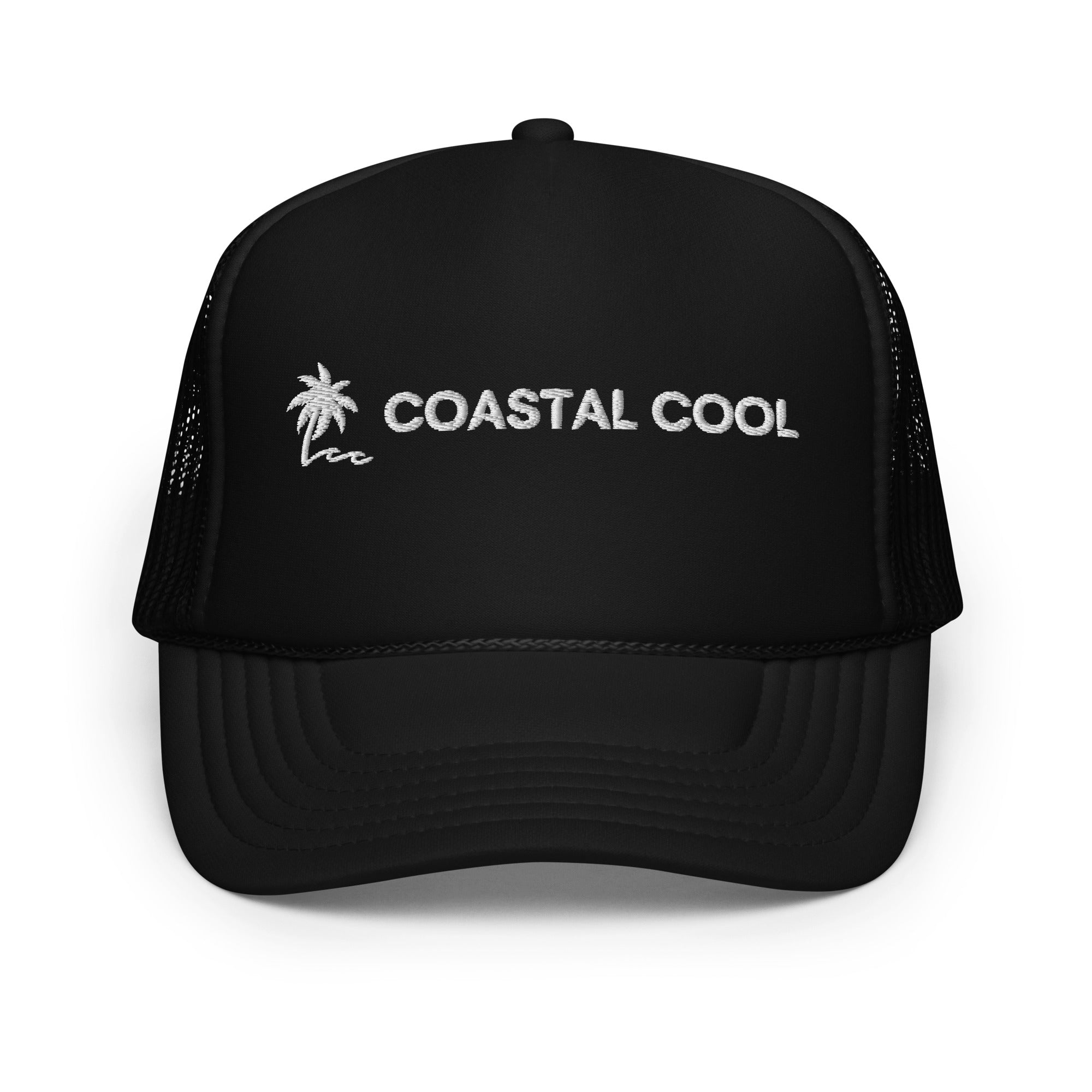 Essential Hat - Black by Coastal Cool adjustable trucker hat durable fit