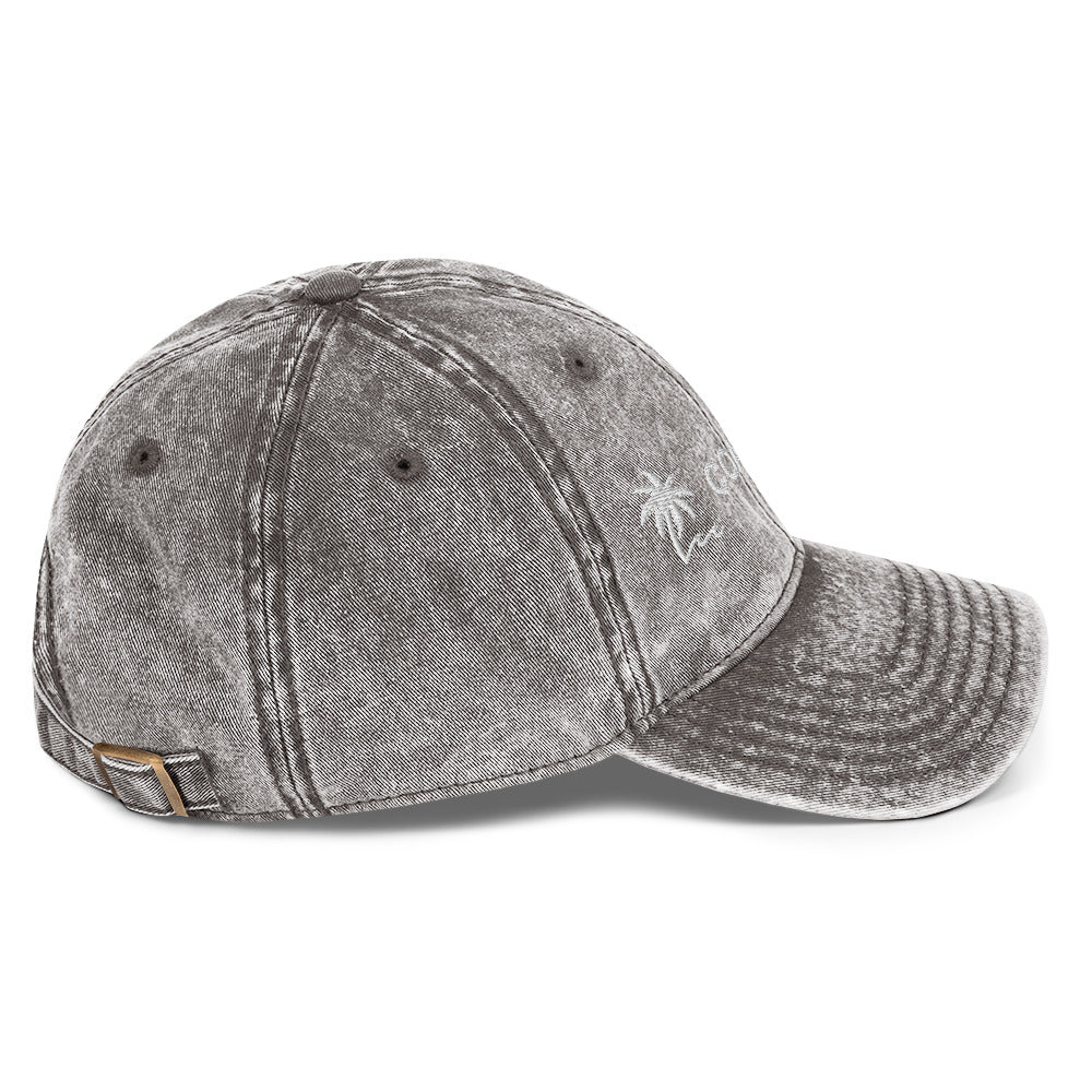 Essentials Vintage Cotton Hat-Coastal Cool-Recycled Swimsuits and Beachwear