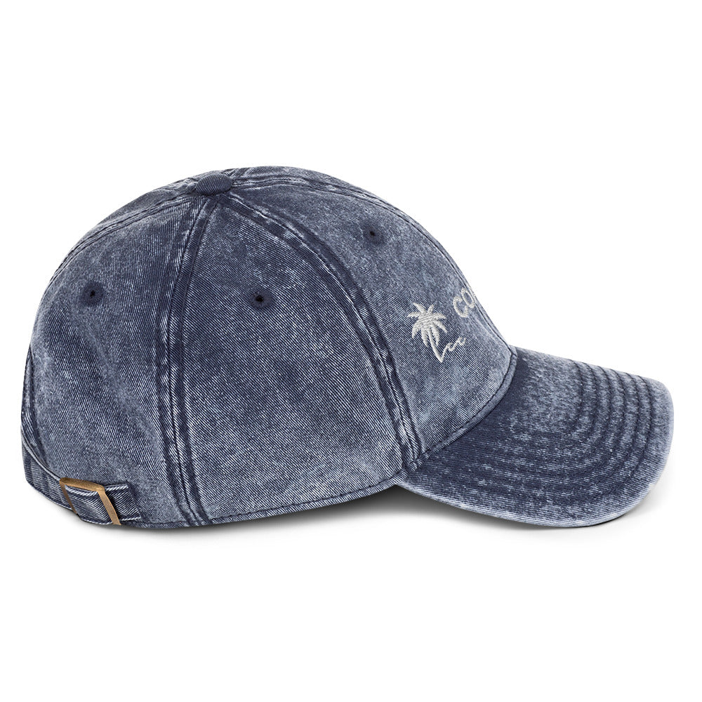 Essentials Vintage Cotton Hat-Coastal Cool-Recycled Swimsuits and Beachwear