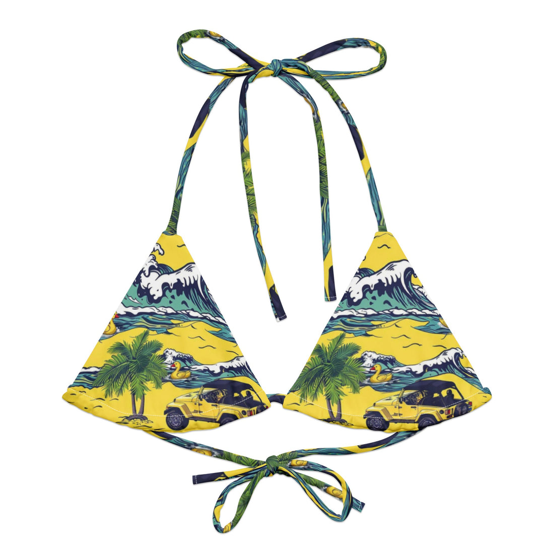 FV Duck Duck Jeep String Bikini Top - CUSTOM-Coastal Cool