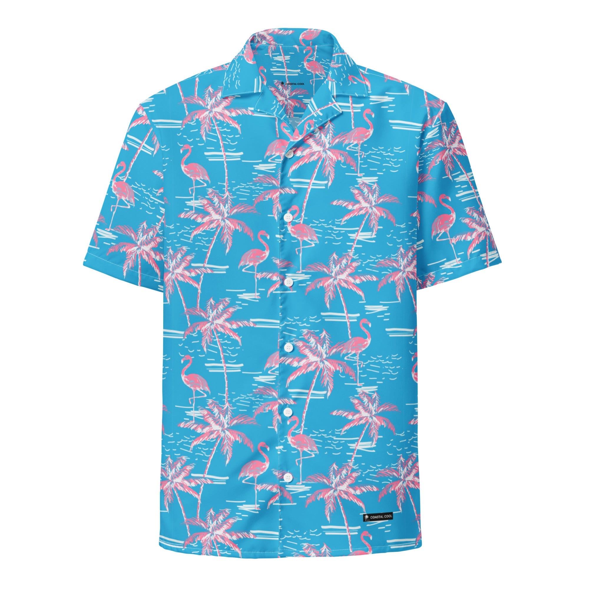 Flamingo Paradise Short Sleeve-Coastal Cool