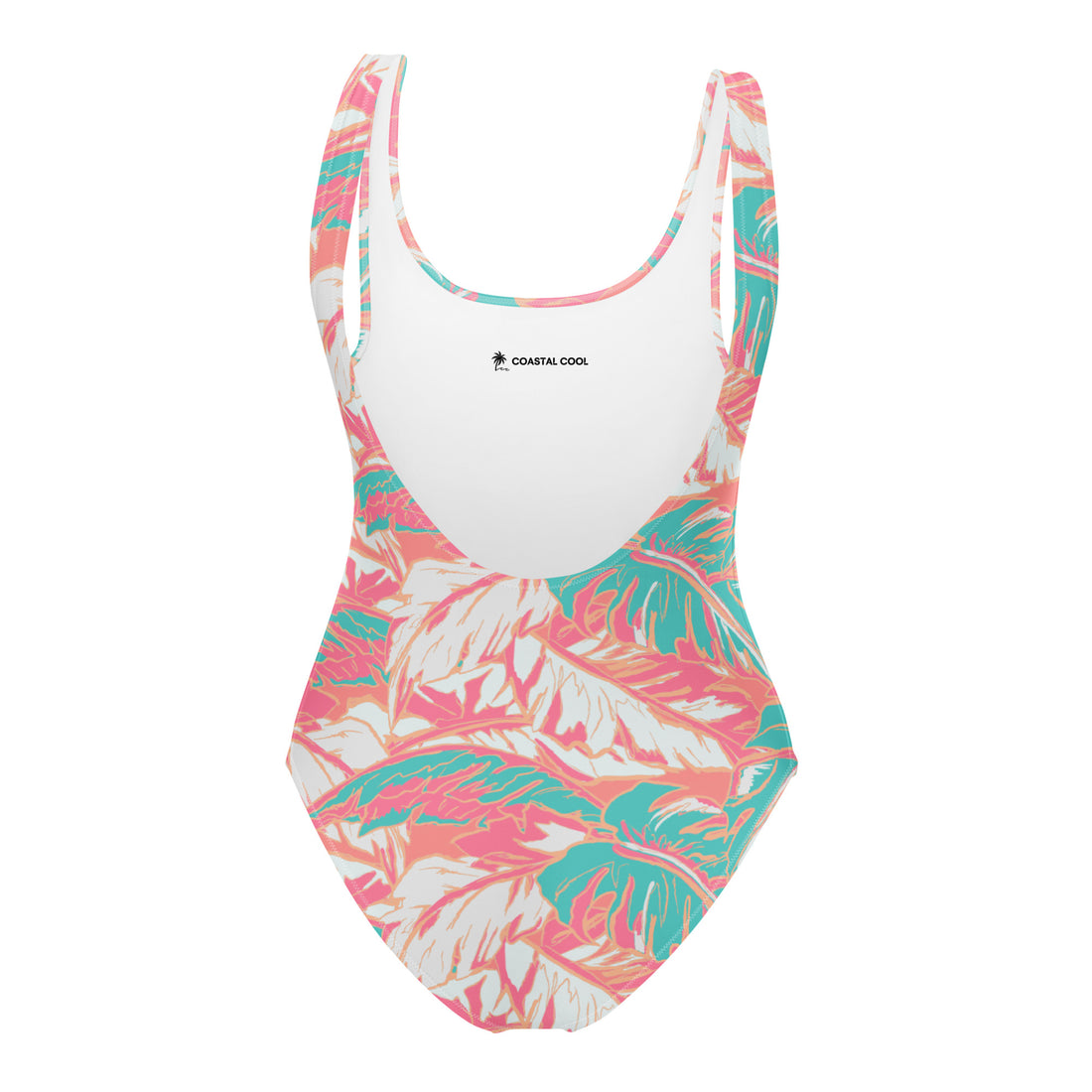 Florida Keys Coral One-Piece Swimsuit-Coastal Cool-Recycled Swimsuits and Beachwear