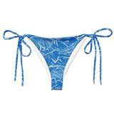Florida Keys Deep String Bikini Bottom by Coastal Cool sustainable UPF 50 adjustable seamless flattering fit