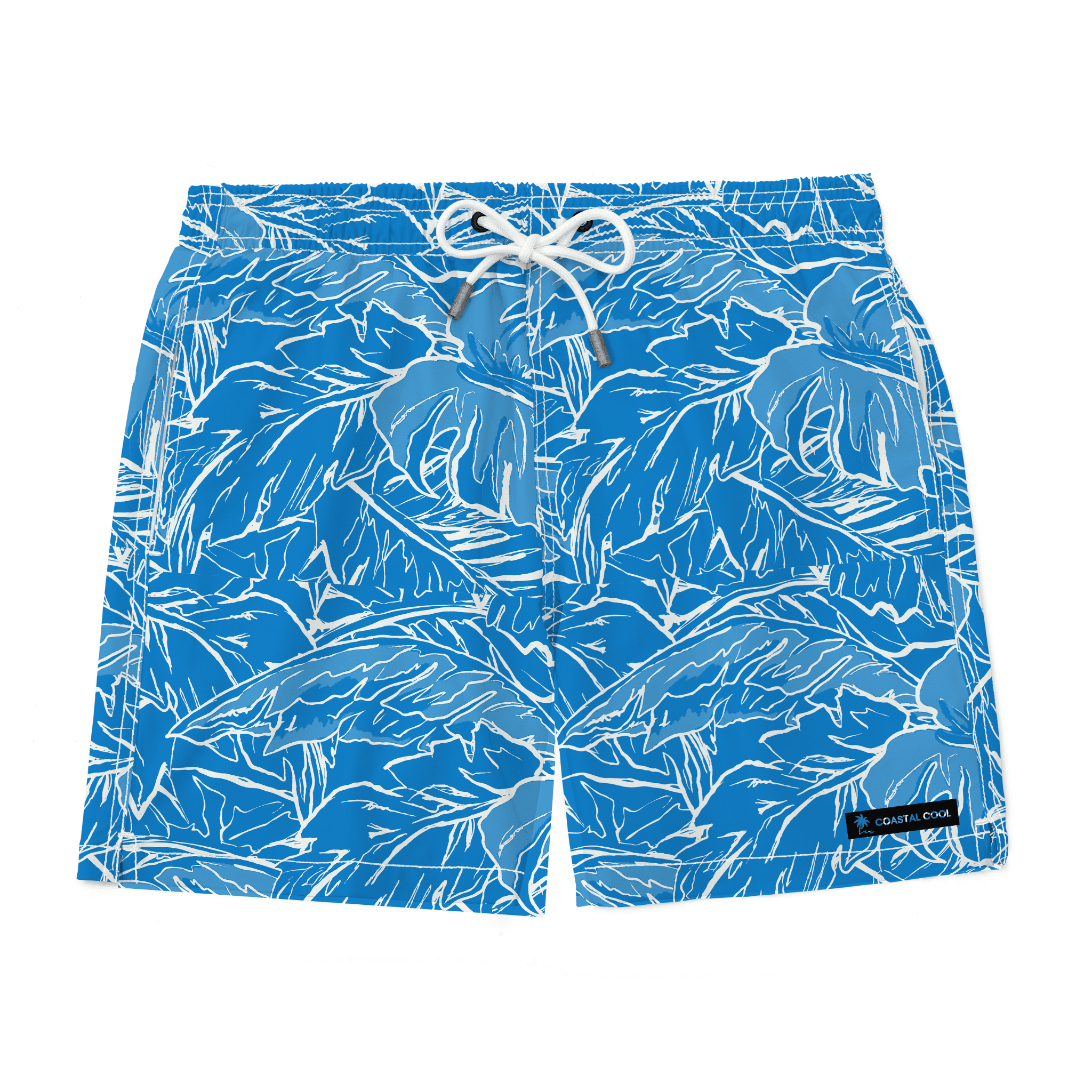 Florida Keys Deep Swim Trunks-Coastal Cool