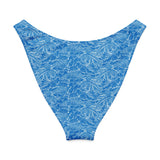 Florida Keys Deep V-Waist Bikini Bottom-Coastal Cool