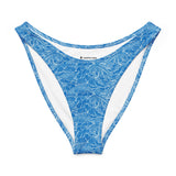 Florida Keys Deep V-Waist Bikini Bottom-Coastal Cool