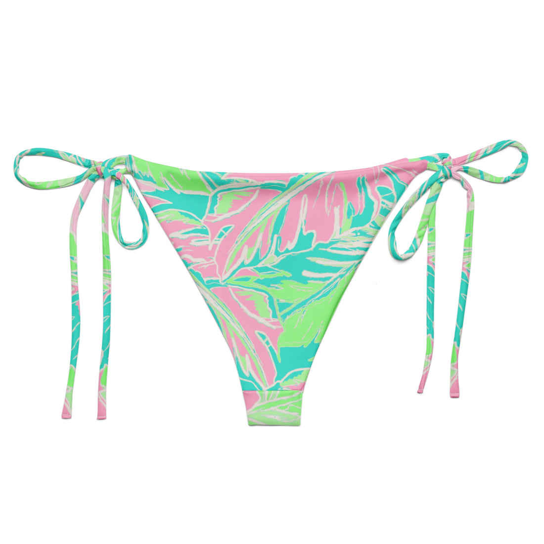 Florida Keys Light String Bikini Bottom-Coastal Cool-Recycled Swimsuits and Beachwear