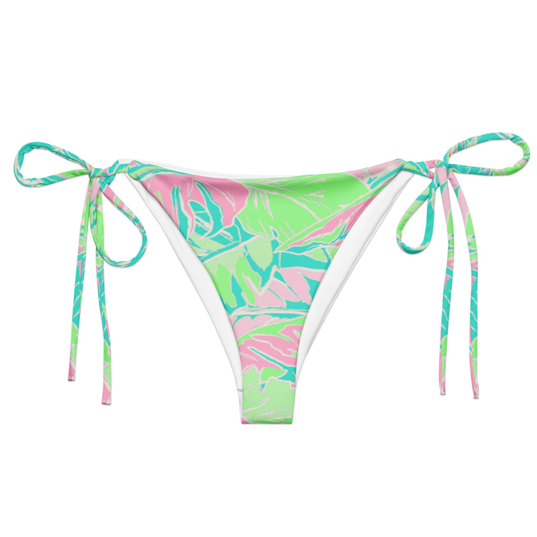 Florida Keys Light String Bikini Bottom-Coastal Cool-Recycled Swimsuits and Beachwear
