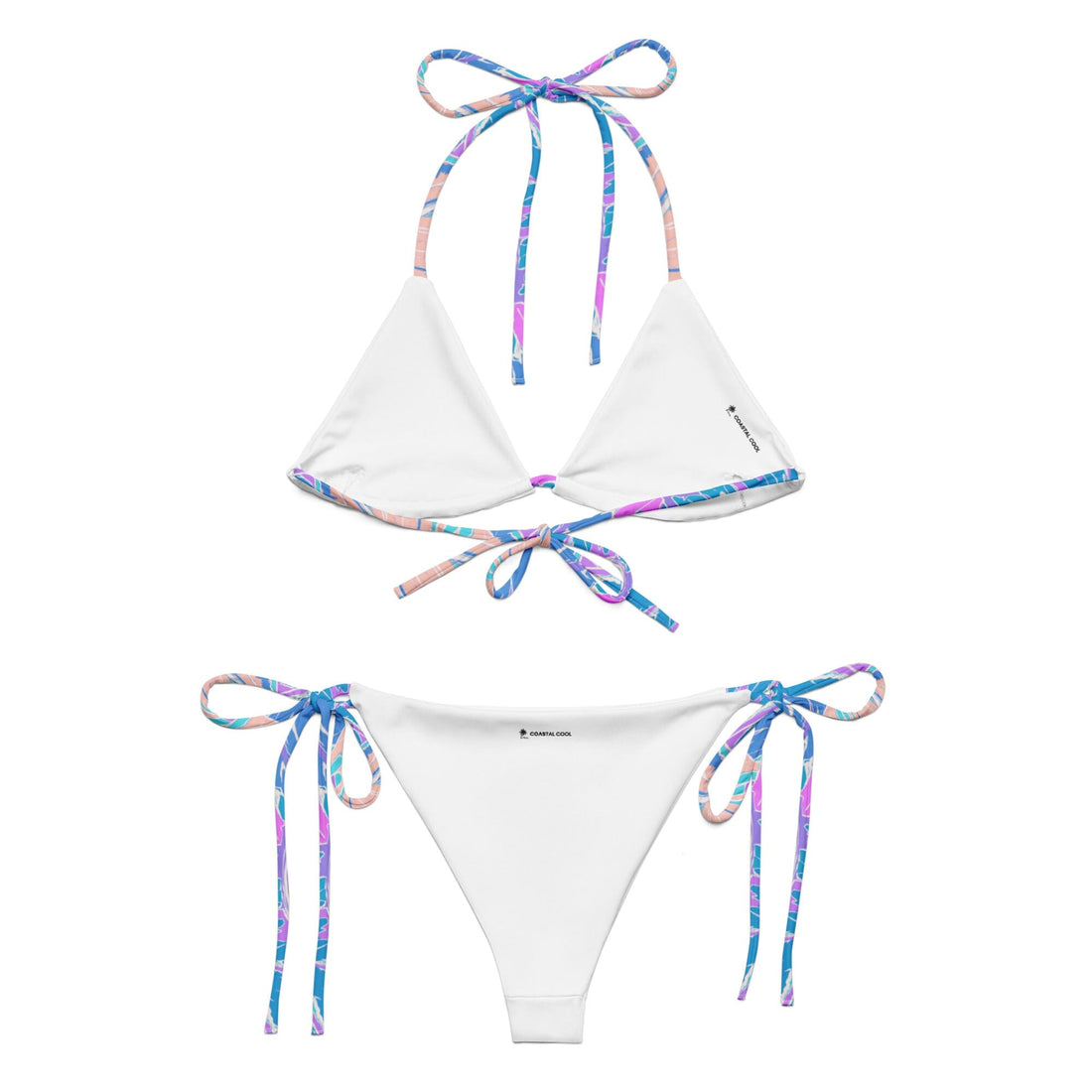 Florida Keys Purple Bikini-Coastal Cool-Recycled Swimsuits and Beachwear
