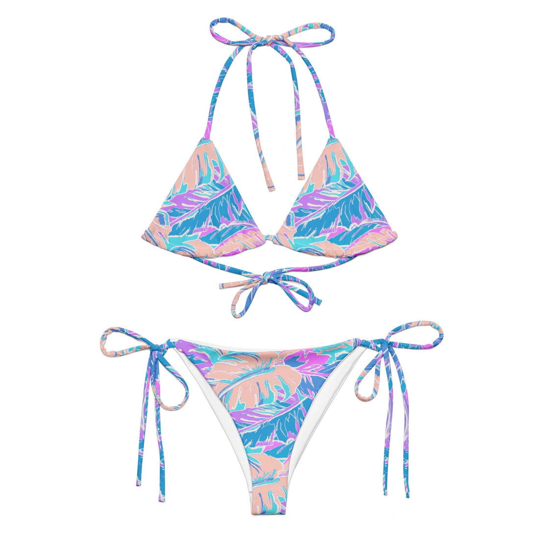 Florida Keys Purple Bikini-Coastal Cool-Recycled Swimsuits and Beachwear